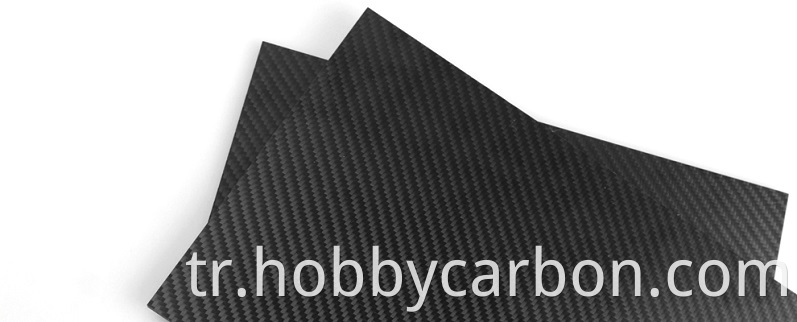 1 mm thick carbon fiber sheets